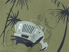 Name It oil green jungle dude t-shirt